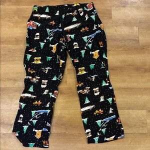 Old‎ Navy Christmas Holiday Flannel Pajamas with Festive Print NWOT